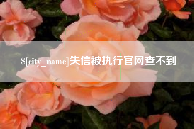 梧州失信被执行官网查不到