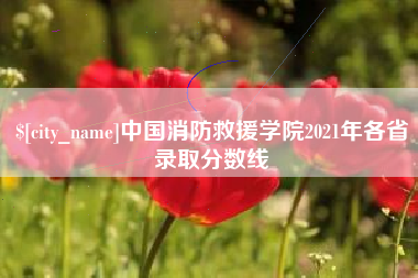 梧州中国消防救援学院2021年各省录取分数线