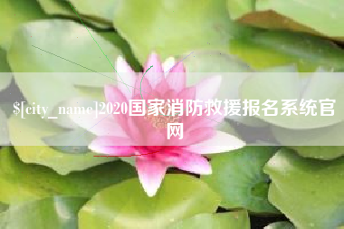 梧州2020国家消防救援报名系统官网
