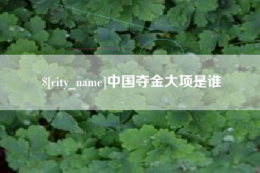 梧州中国夺金大项是谁