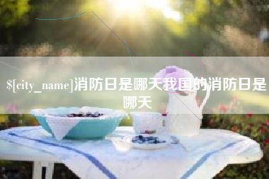 梧州消防日是哪天我国的消防日是哪天