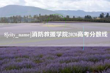 梧州消防救援学院2020高考分数线