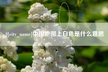 梧州中国地图上白色是什么意思