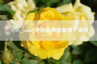 梧州中国金牌都是哪个项目