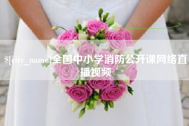 梧州全国中小学消防公开课网络直播视频