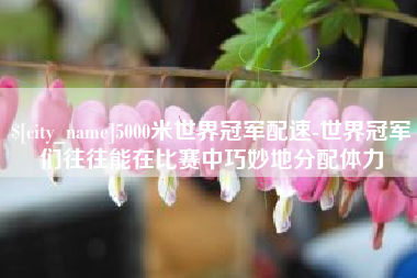 梧州5000米世界冠军配速-世界冠军们往往能在比赛中巧妙地分配体力