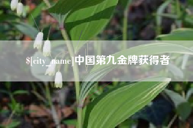 梧州中国第九金牌获得者