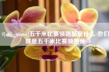 梧州五千米比赛领跑员是什么-他们就是五千米比赛领跑员