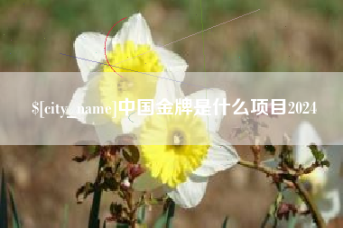 梧州中国金牌是什么项目2024