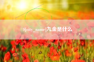 梧州九金是什么