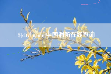 梧州中国消防在线查询